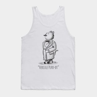 Hercule Purr-ot, Cat Detective! Tank Top